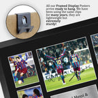 Messi & Ronaldinho A3 framed print, view 5