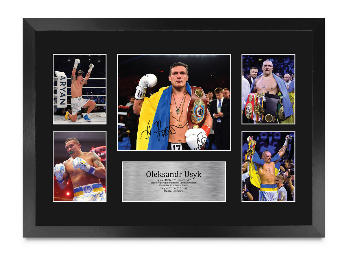 Oleksandr Usyk A3 framed print