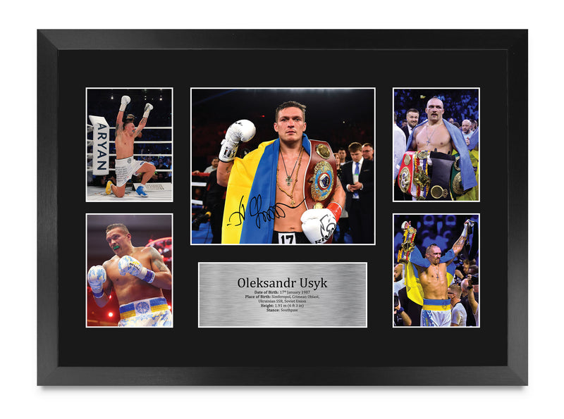 Oleksandr Usyk A3 Framed Print