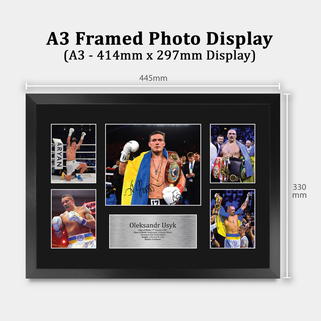 Oleksandr Usyk A3 framed print, view 2