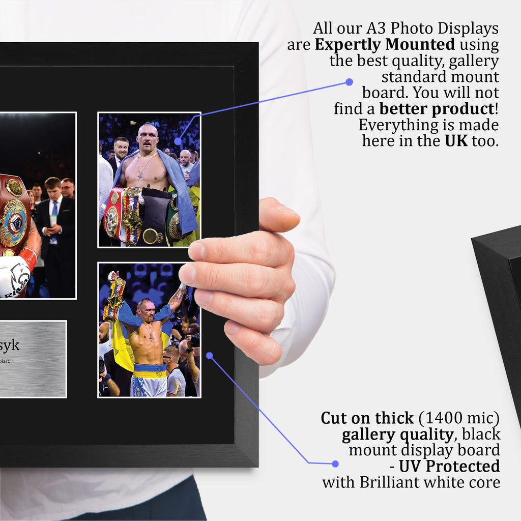Oleksandr Usyk A3 framed print, view 4