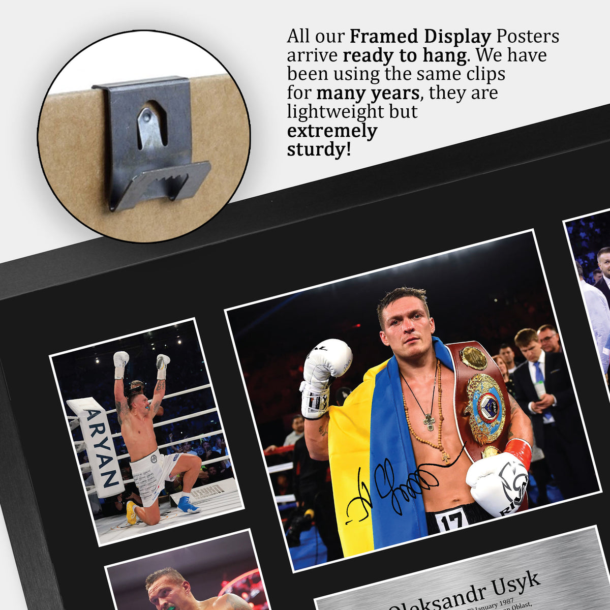 Oleksandr Usyk A3 framed print, view 5