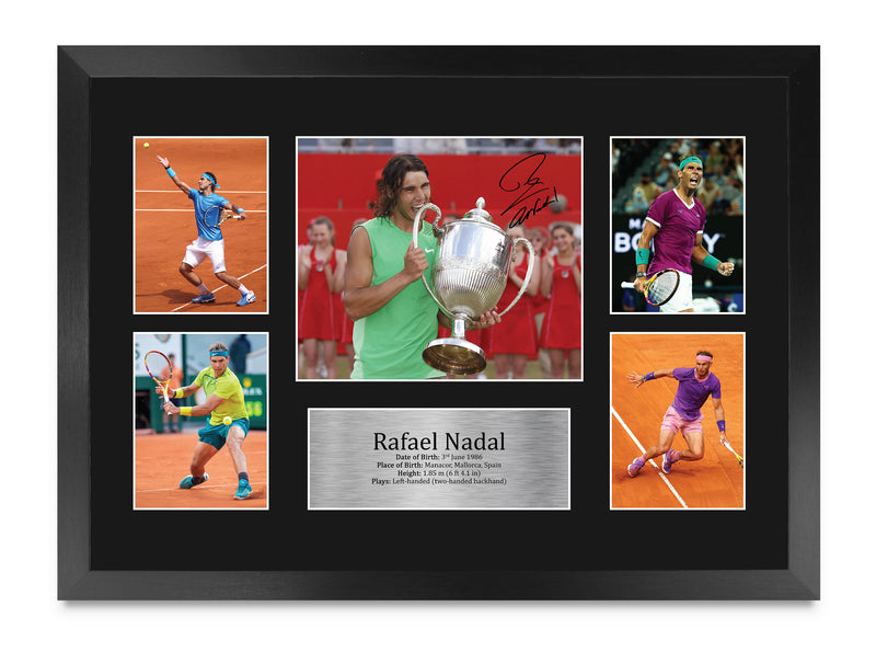 Rafael Nadal A3 Framed Print