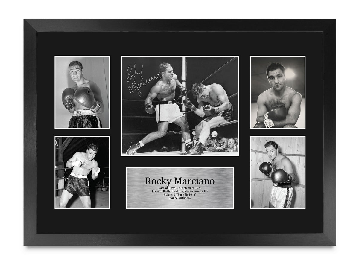 Rocky Marciano A3 framed print