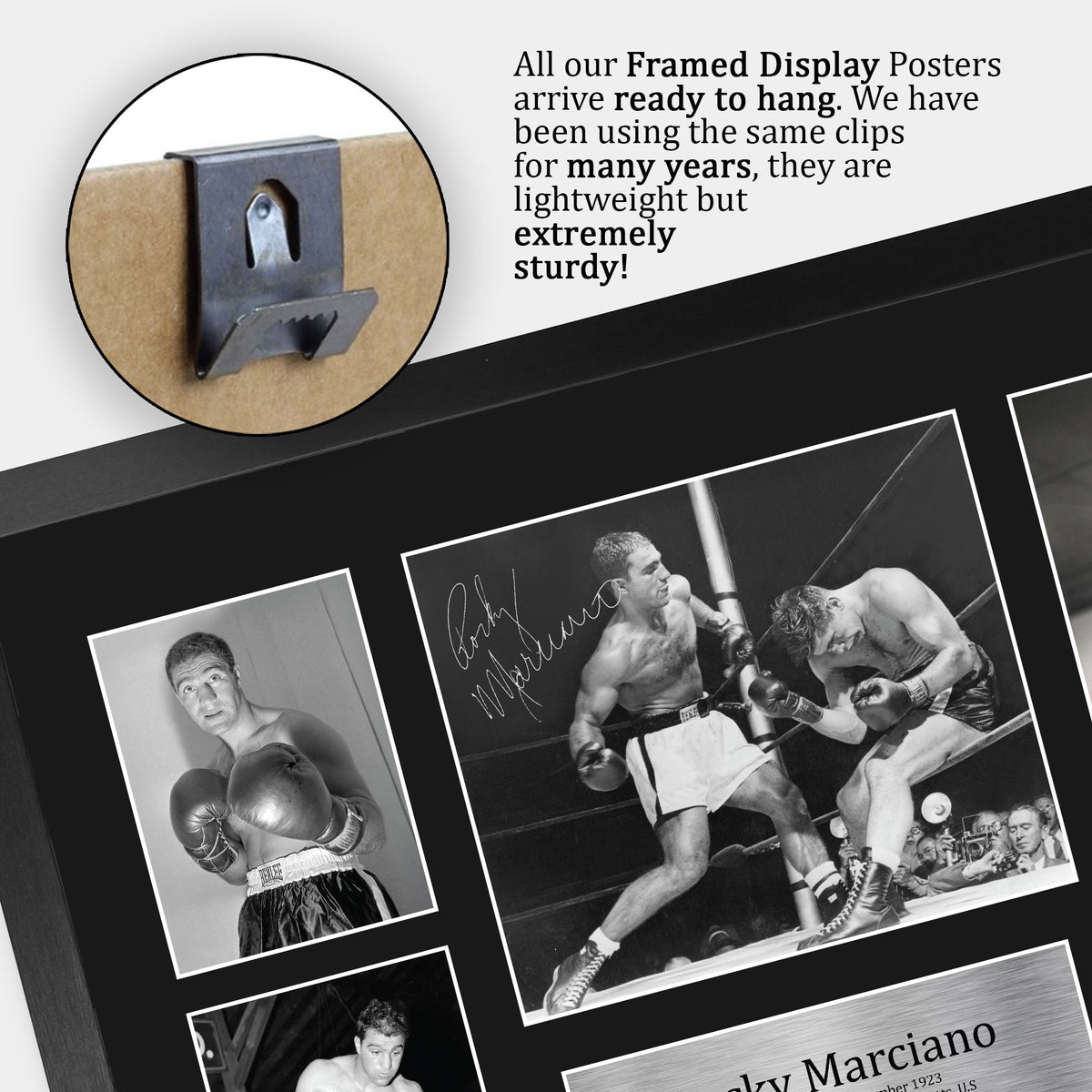 Rocky Marciano A3 framed print, view 5