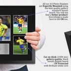 Ronaldo Brazil A3 framed print, view 4