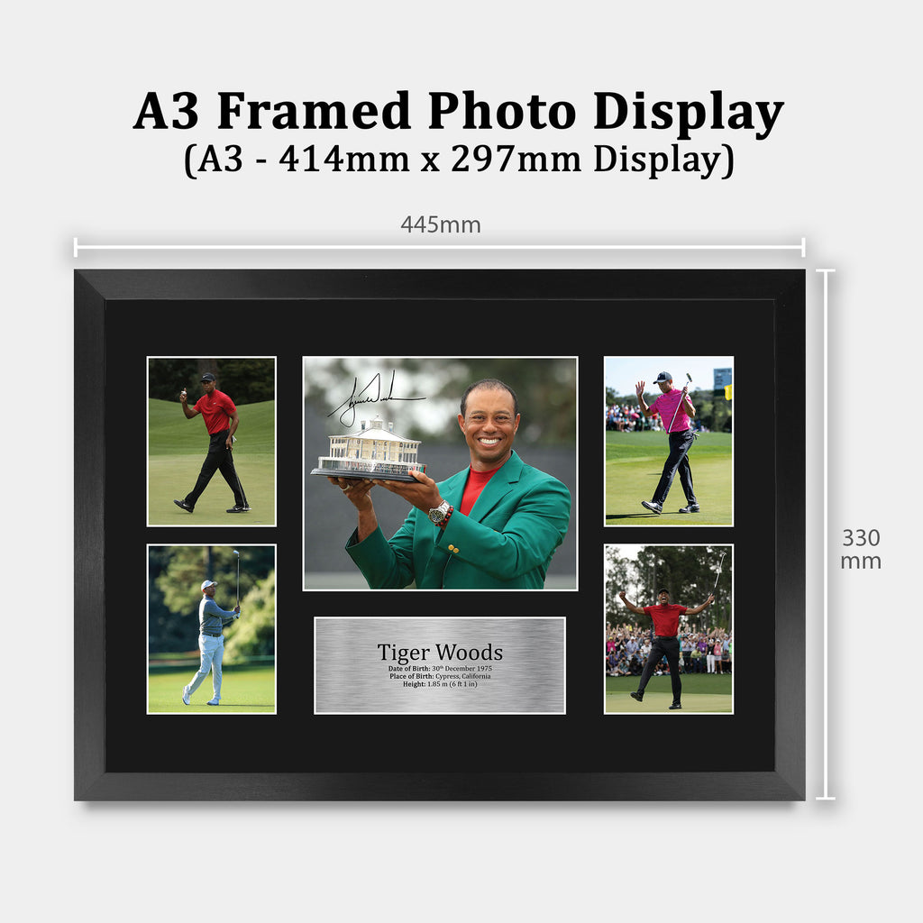 Tiger Woods A3 framed print, view 2