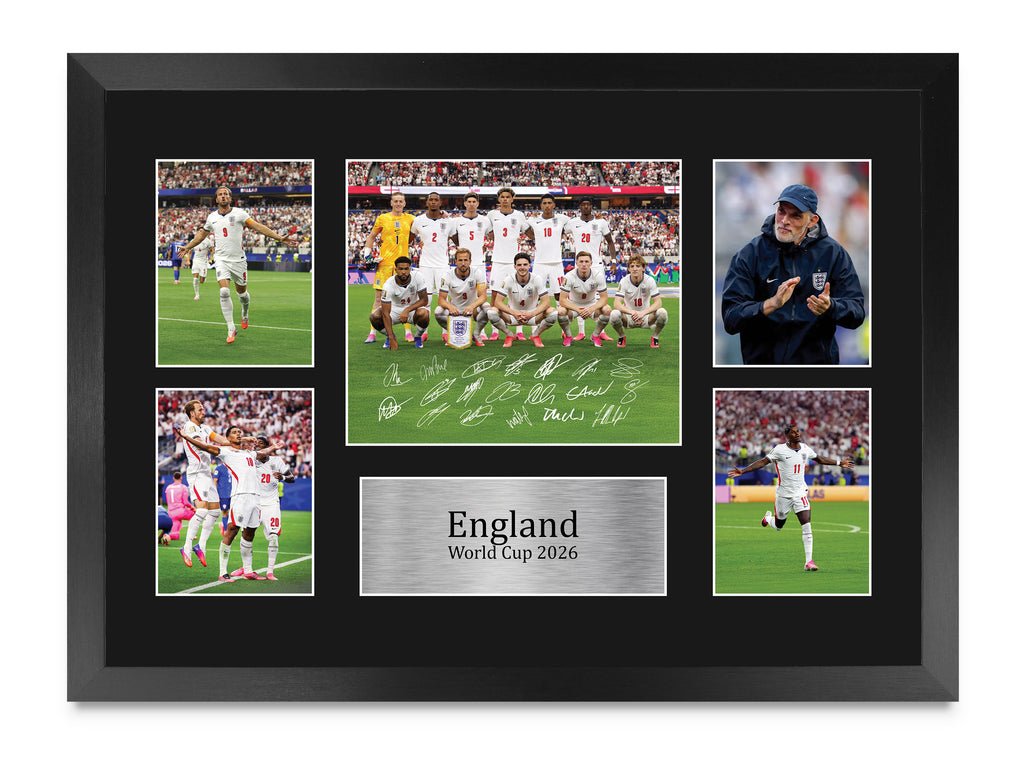 England World Cup Team A3 framed print