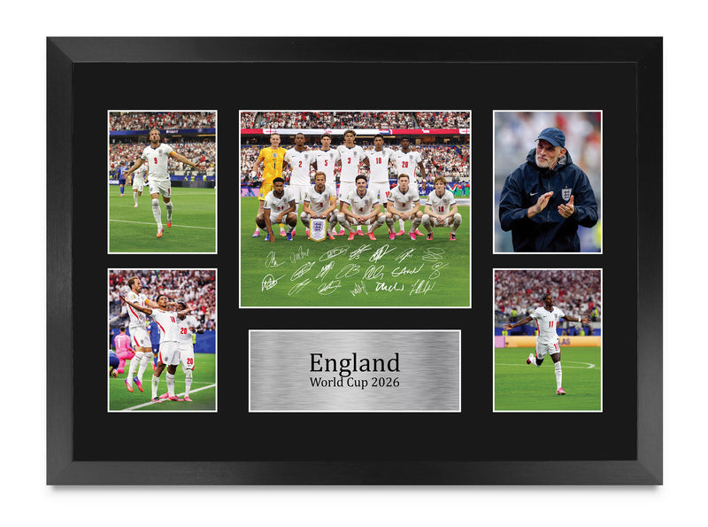 England World Cup Team A3 Framed Print