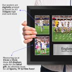 England World Cup Team A3 framed print, view 3