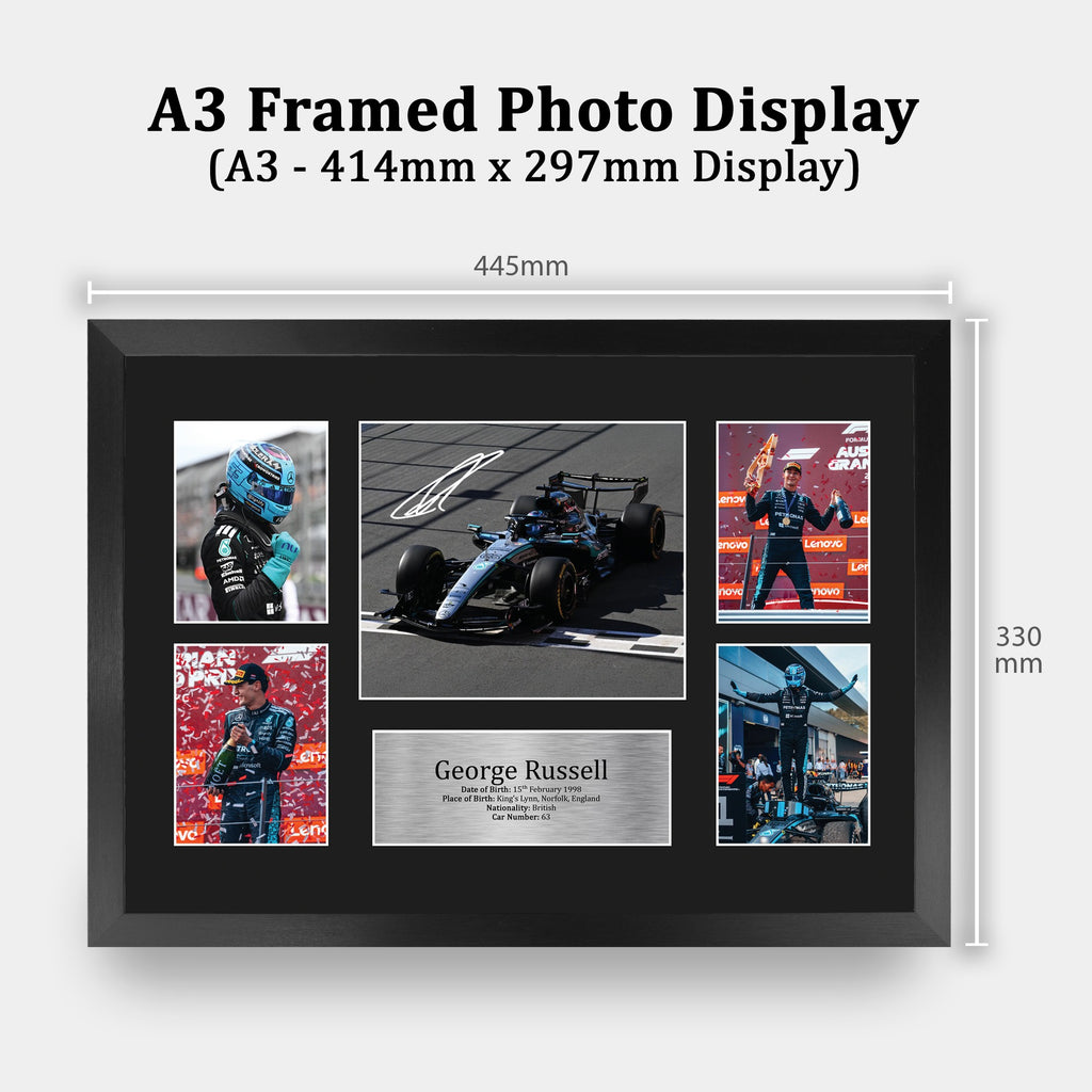 George Russell A3 framed print, view 2