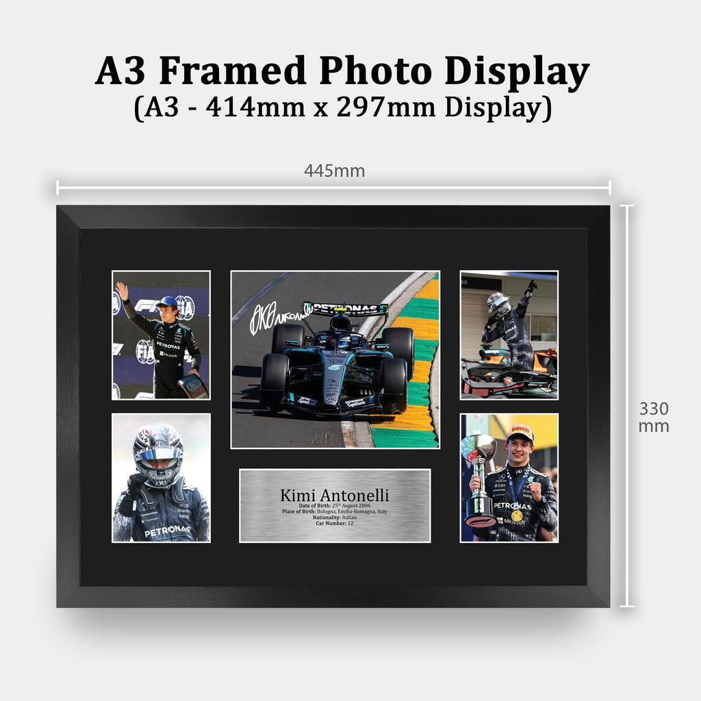 Kimi Antonelli Storyboard A3 framed print, view 2
