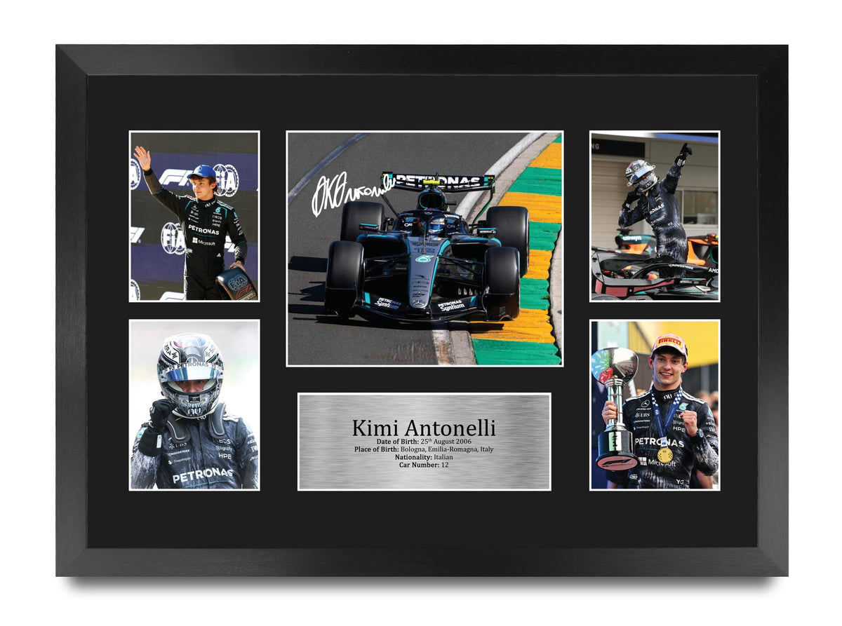 Kimi Antonelli Storyboard A3 framed print