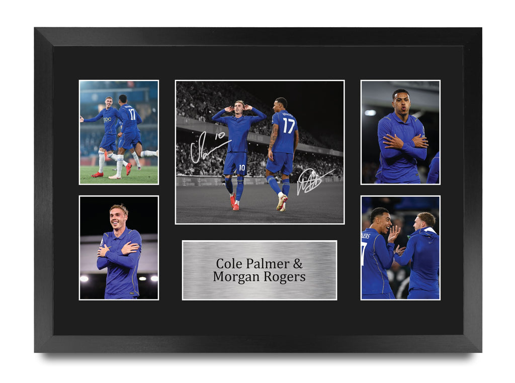 Cole Palmer & Morgan Rogers A3 framed print