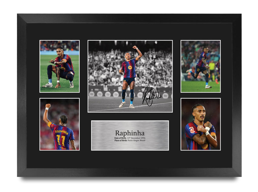 Raphinha A3 framed print