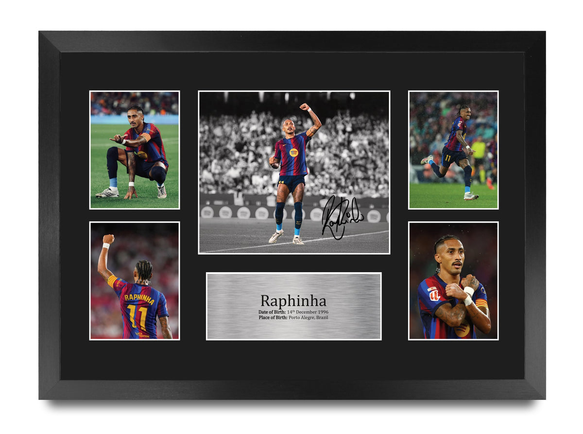 Raphinha A3 framed print