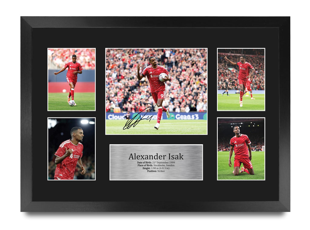 Alexander Isak Storyboard A3 framed print