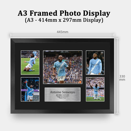Antoine Semenyo Storyboard A3 framed print, view 2