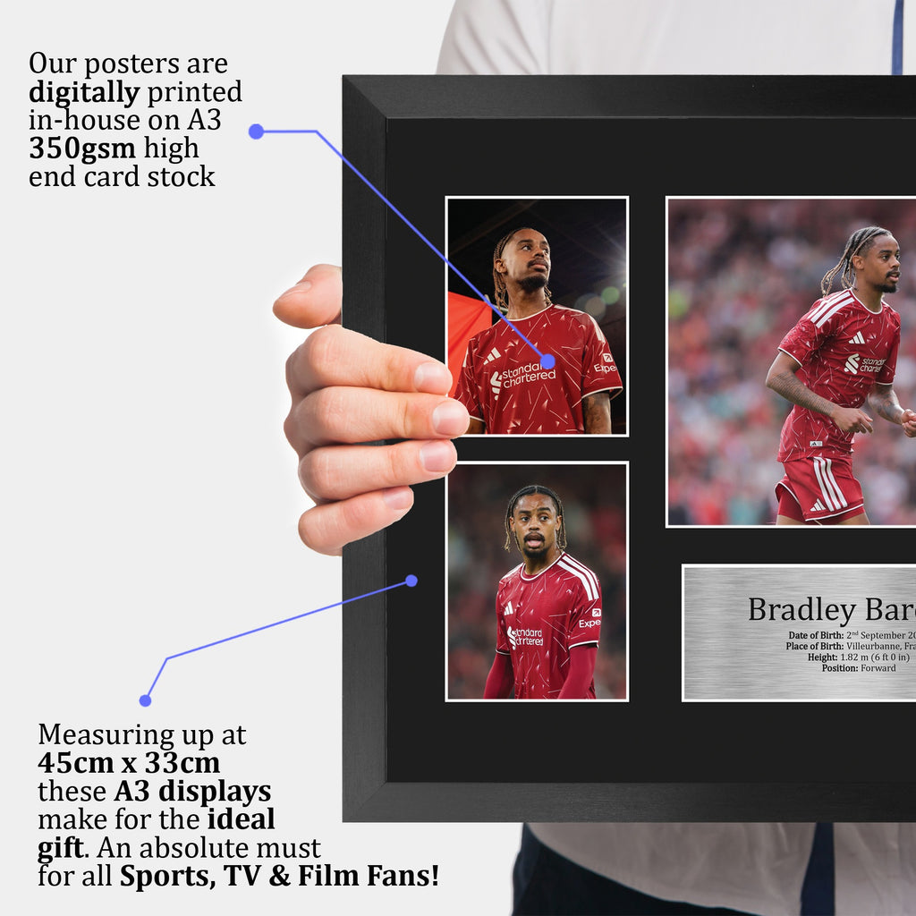 Bradley Barcola Storyboard A3 framed print, view 3