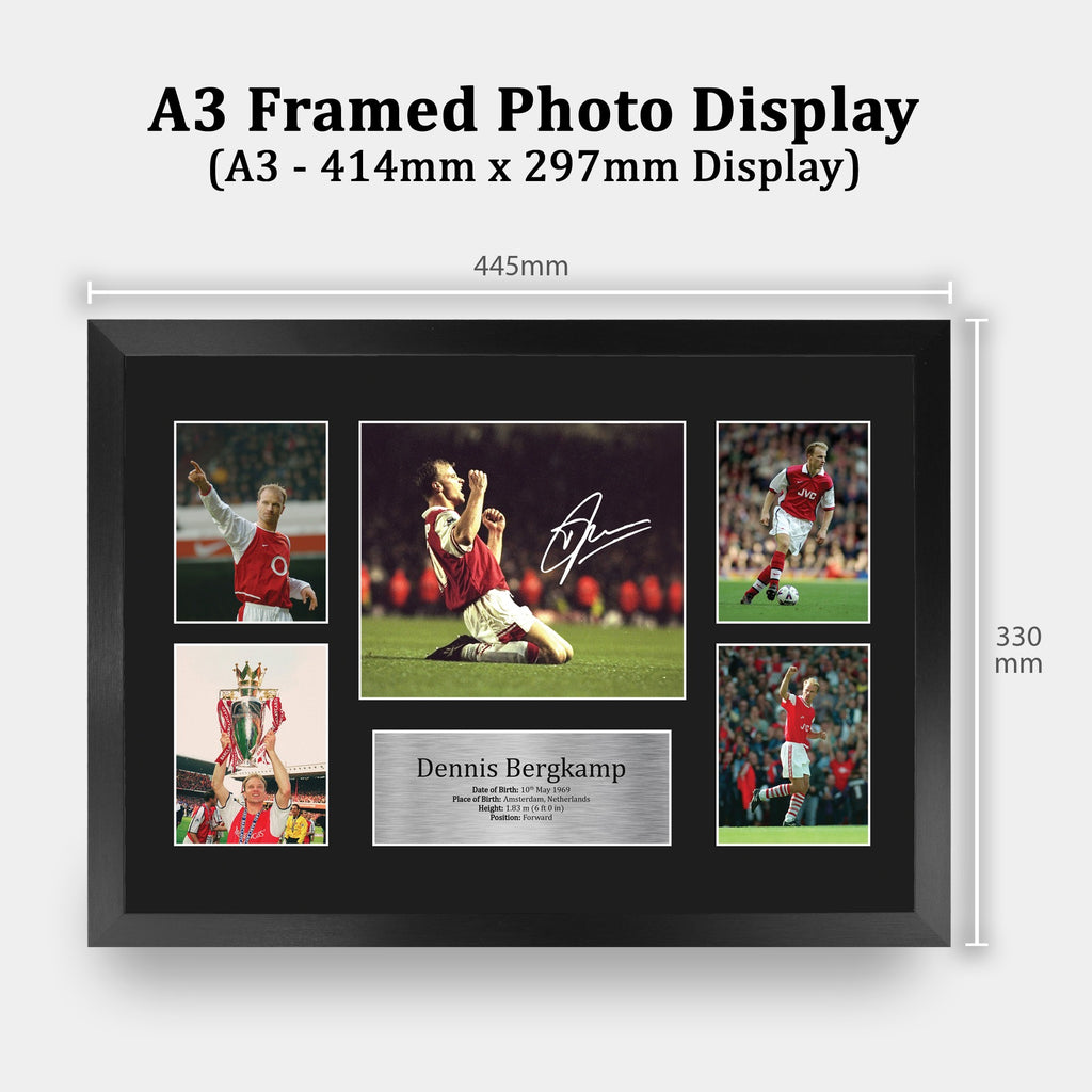 Dennis Bergkamp Storyboard A3 framed print, view 2