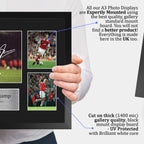Dennis Bergkamp Storyboard A3 framed print, view 4