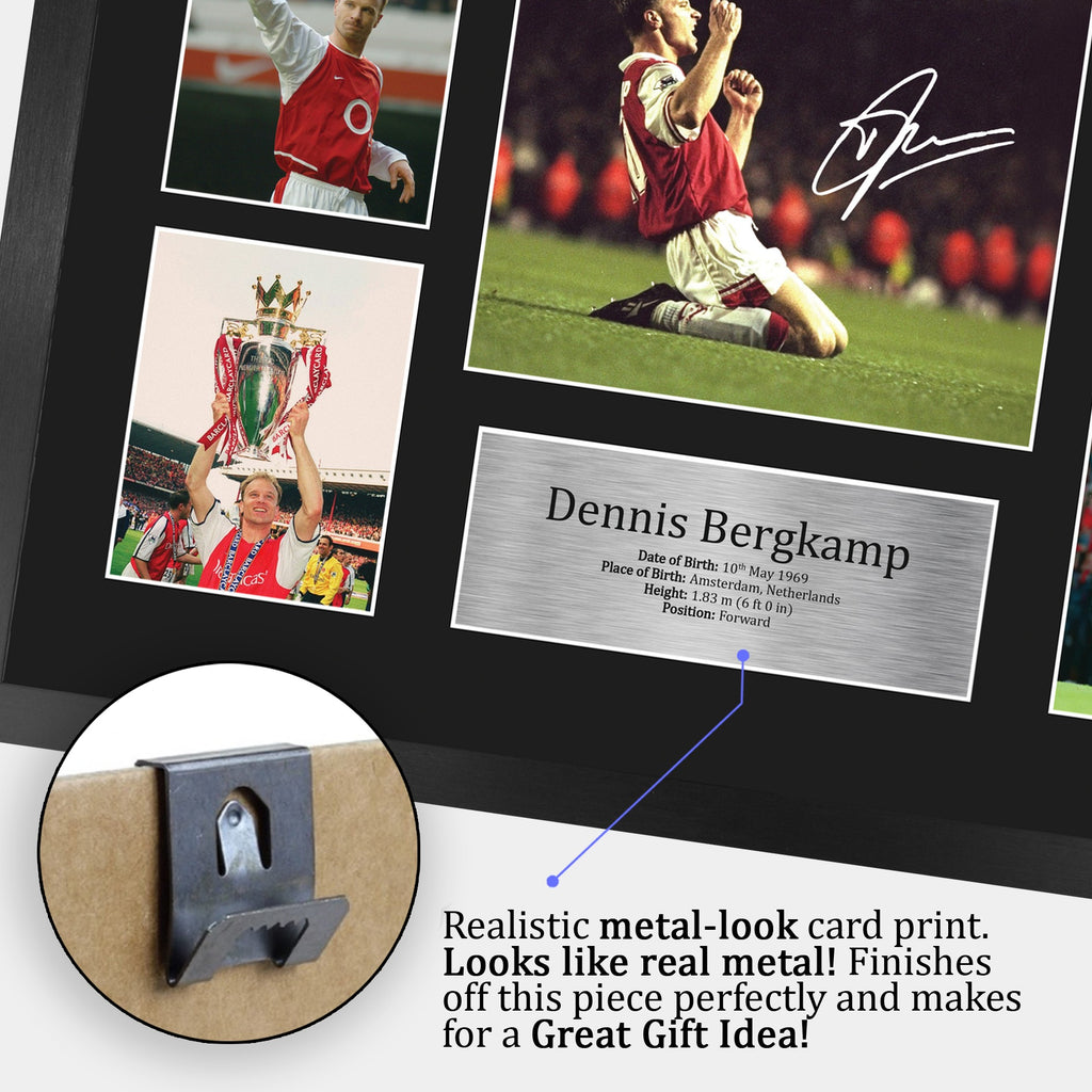 Dennis Bergkamp Storyboard A3 framed print, view 5