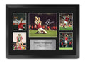Dennis Bergkamp Storyboard A3 framed print