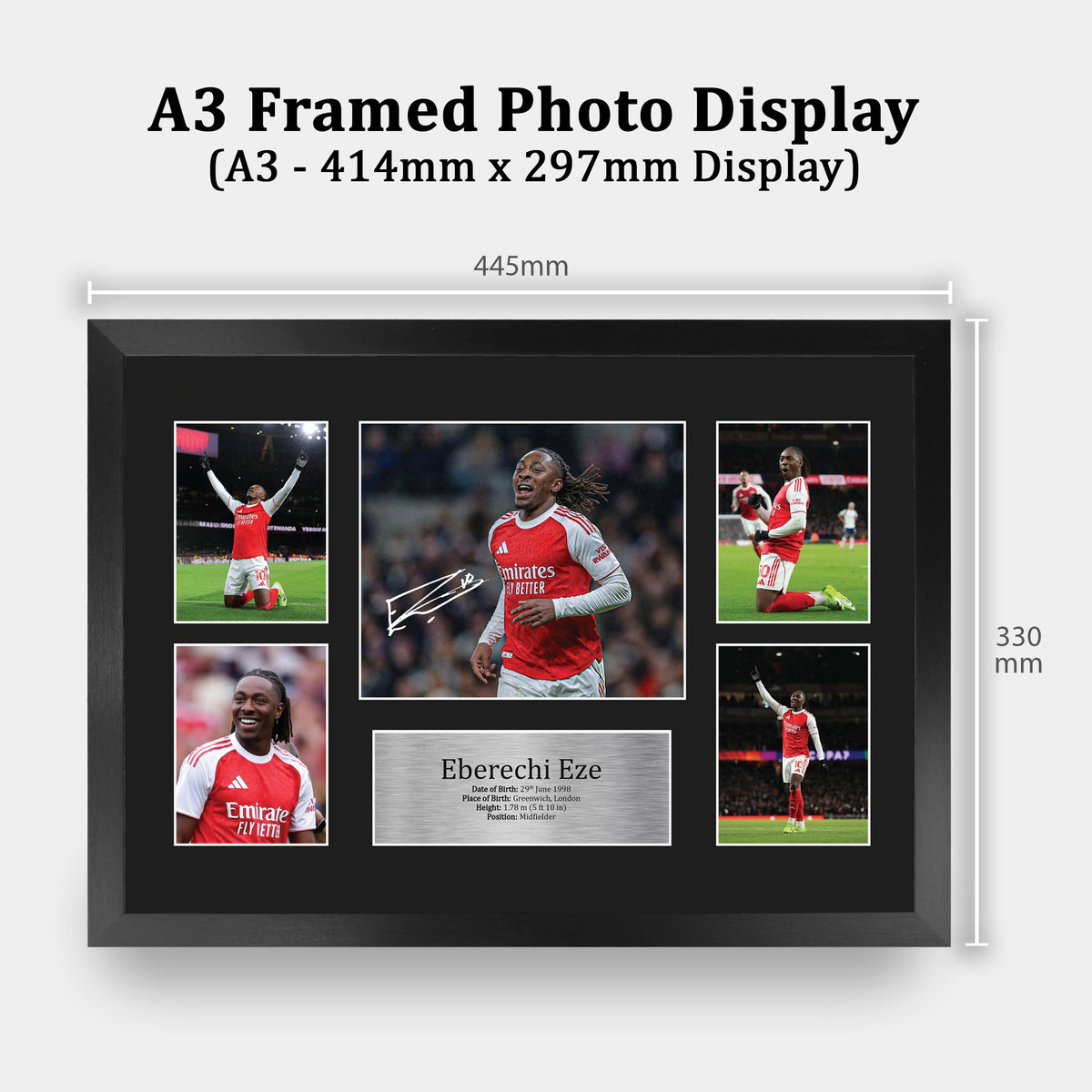 Eberechi Eze Storyboard A3 framed print, view 2