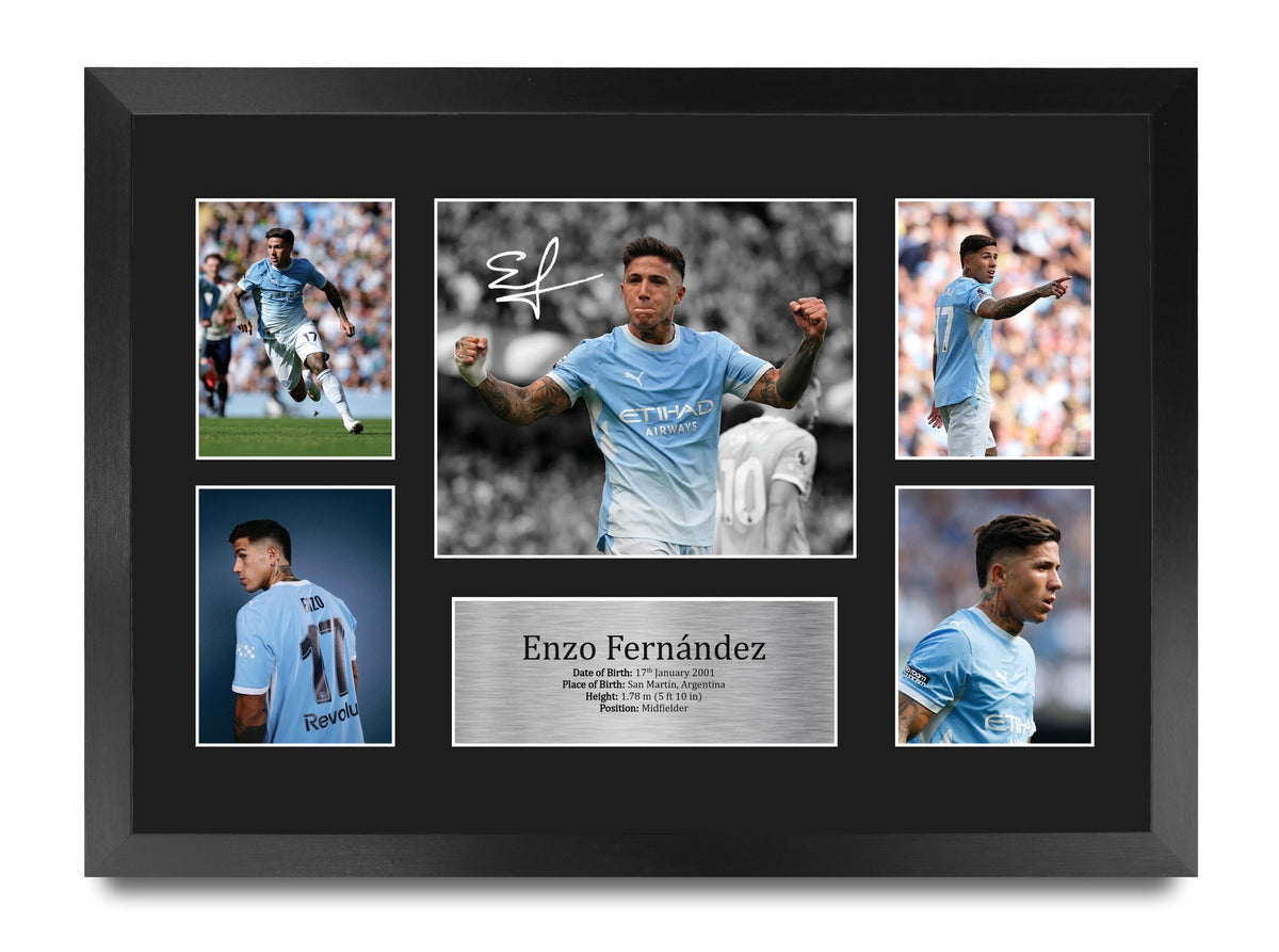 Enzo Fernandez A3 framed print