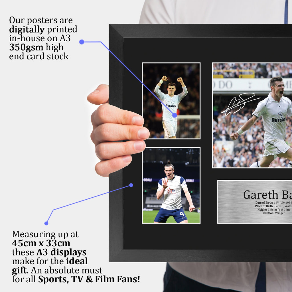 Gareth Bale Storyboard A3 framed print, view 3