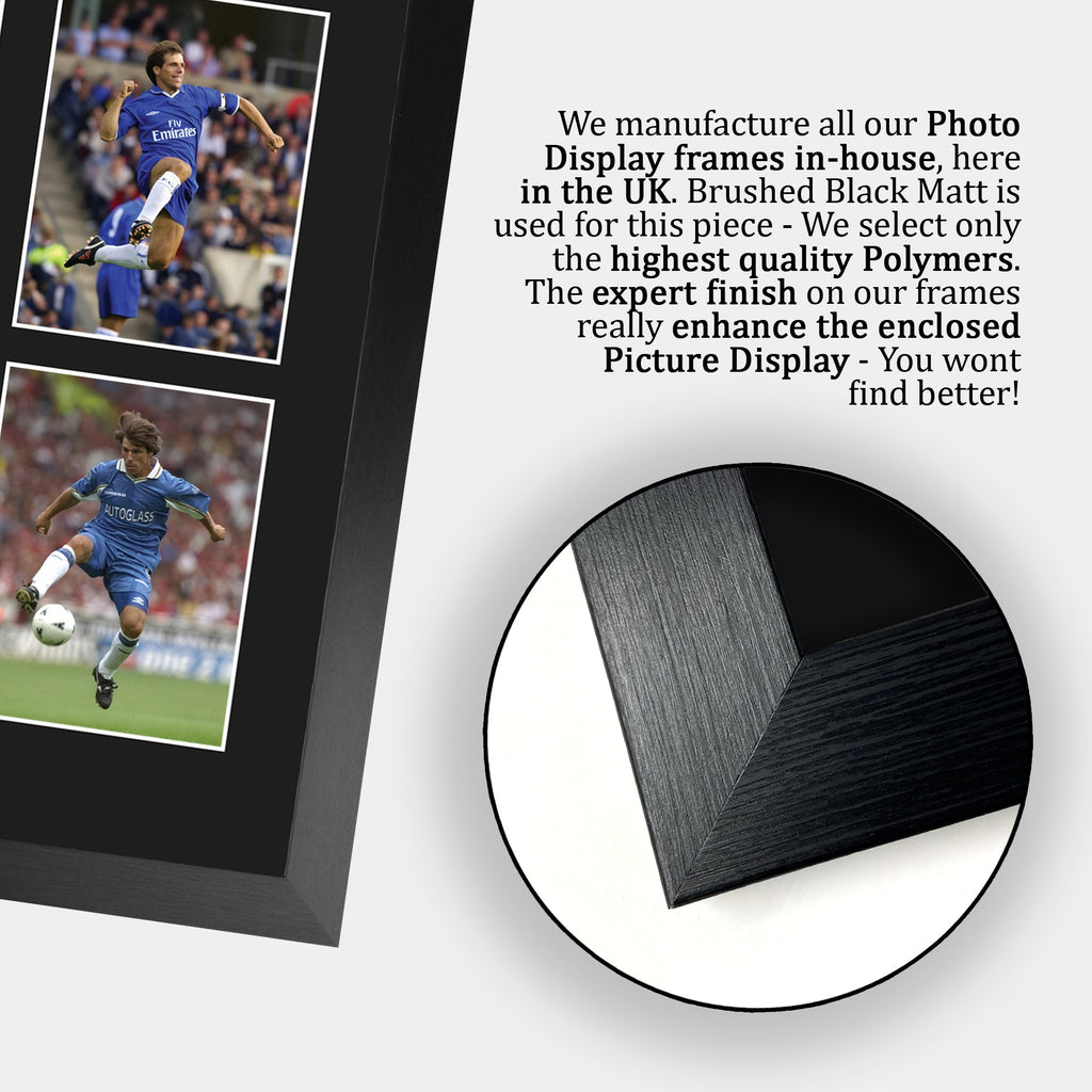 Gianfranco Zola A3 framed print, view 6
