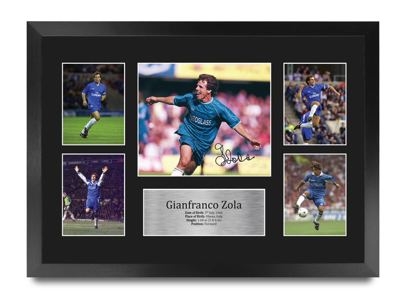 Gianfranco Zola A3 Framed Print