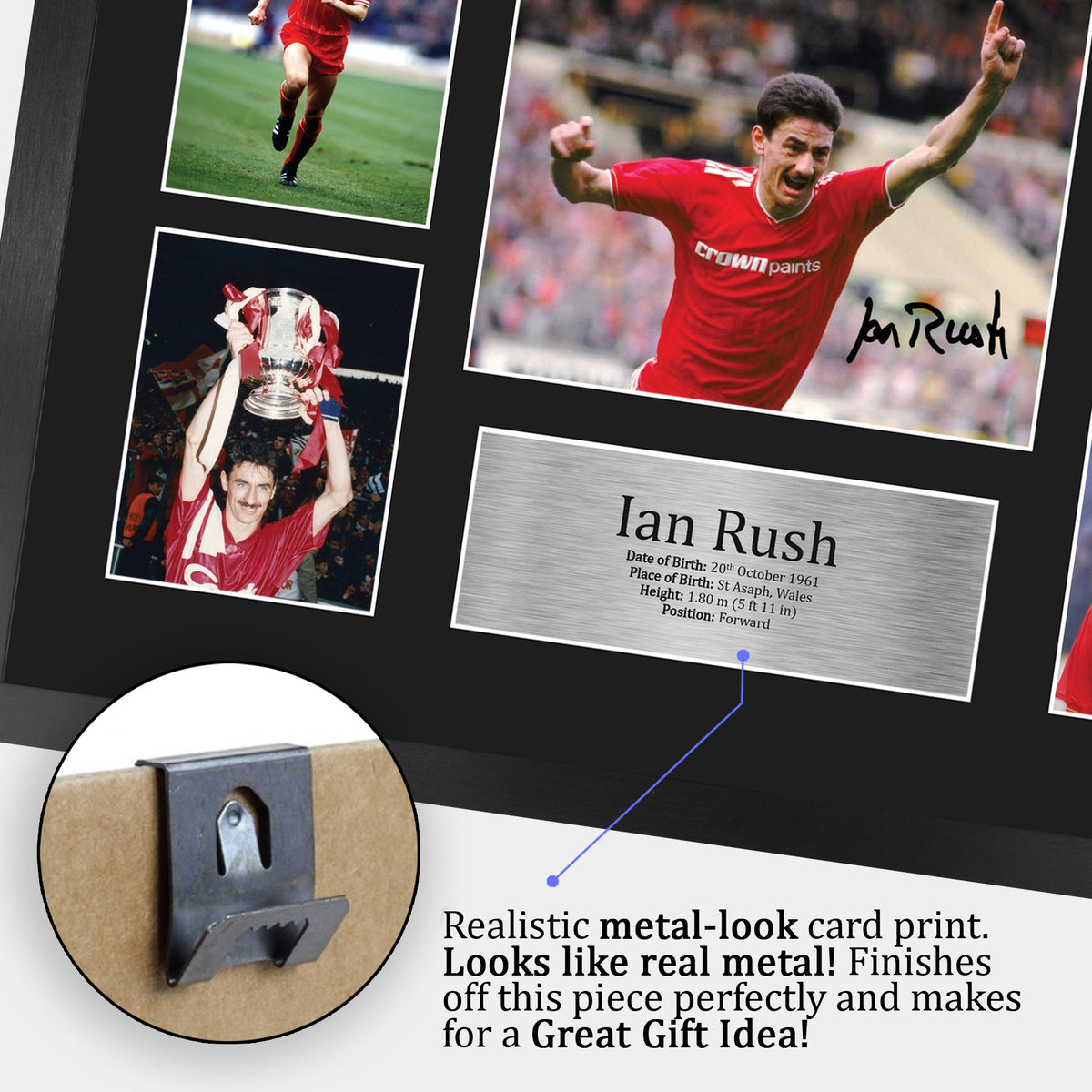 Ian Rush A3 framed print, view 5