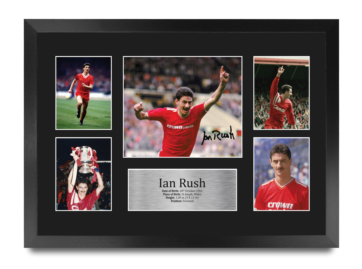 Ian Rush A3 framed print