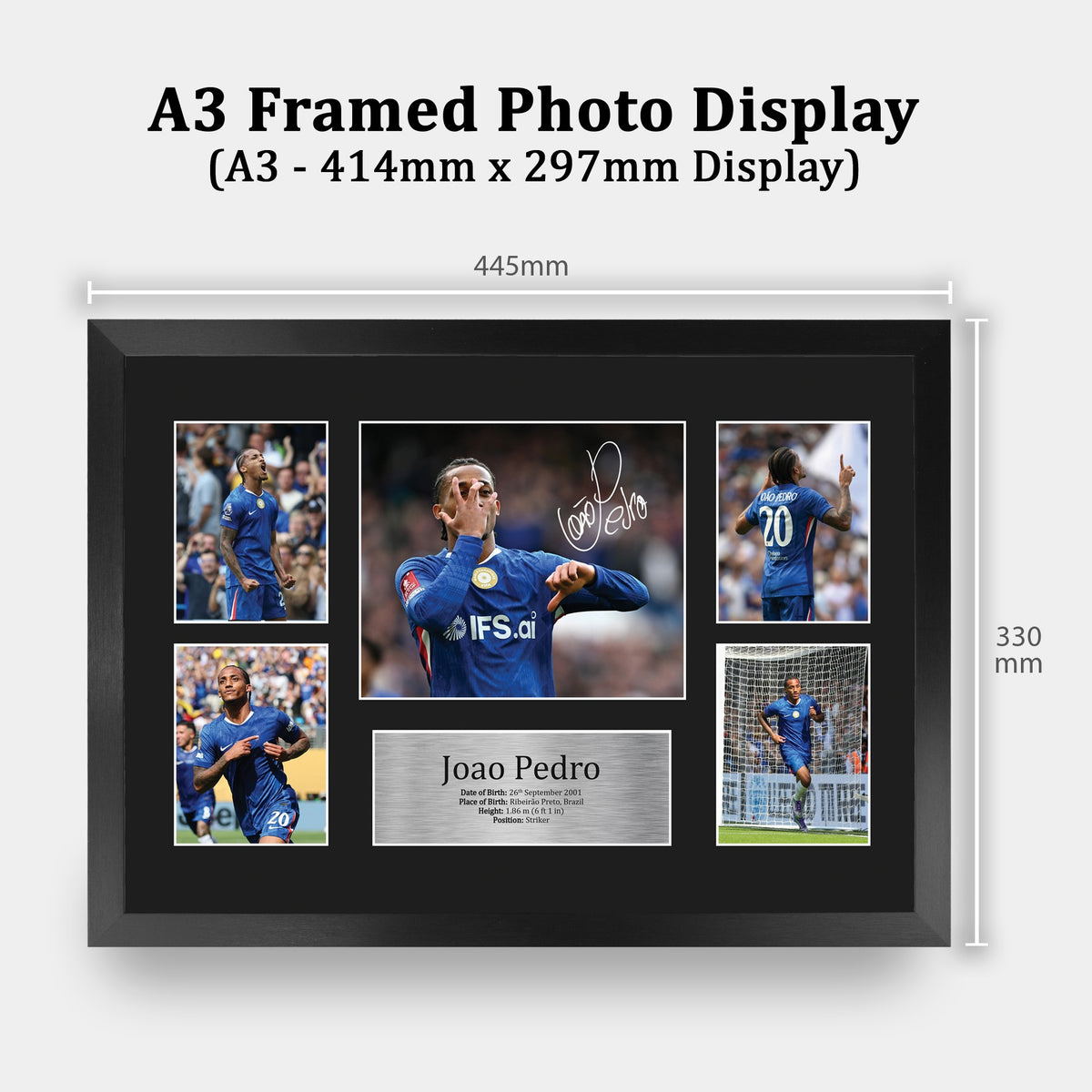 Joao Pedro Storyboard A3 framed print, view 2