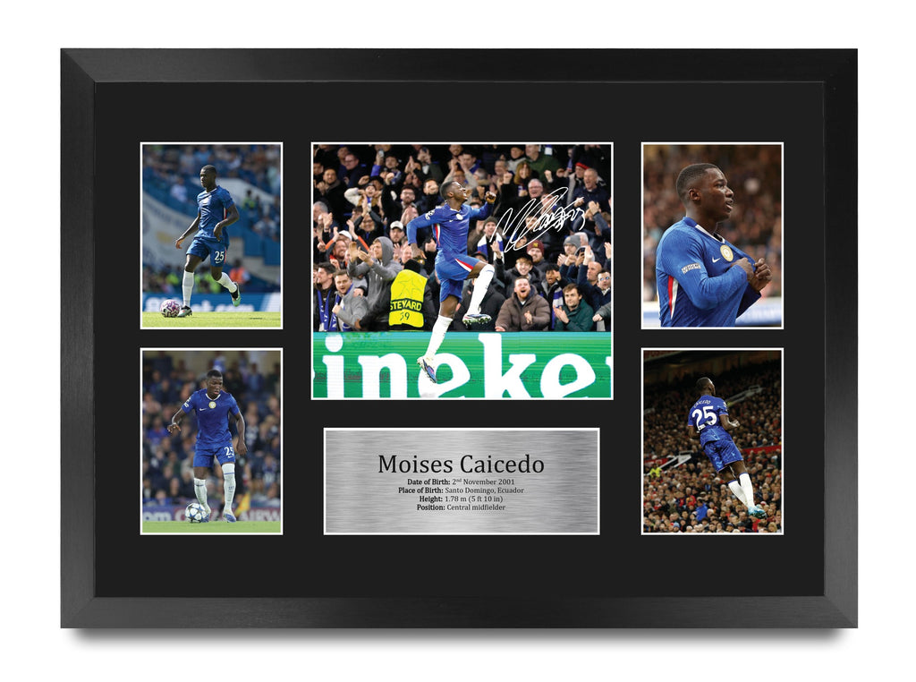 Moises Caicedo A3 framed print