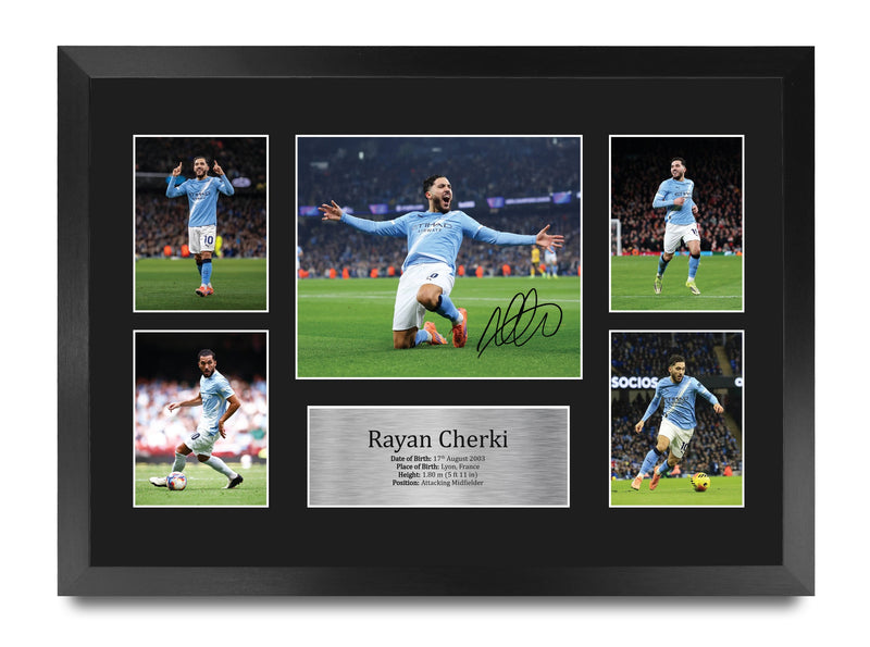 Rayan Cherki A3 Framed Print
