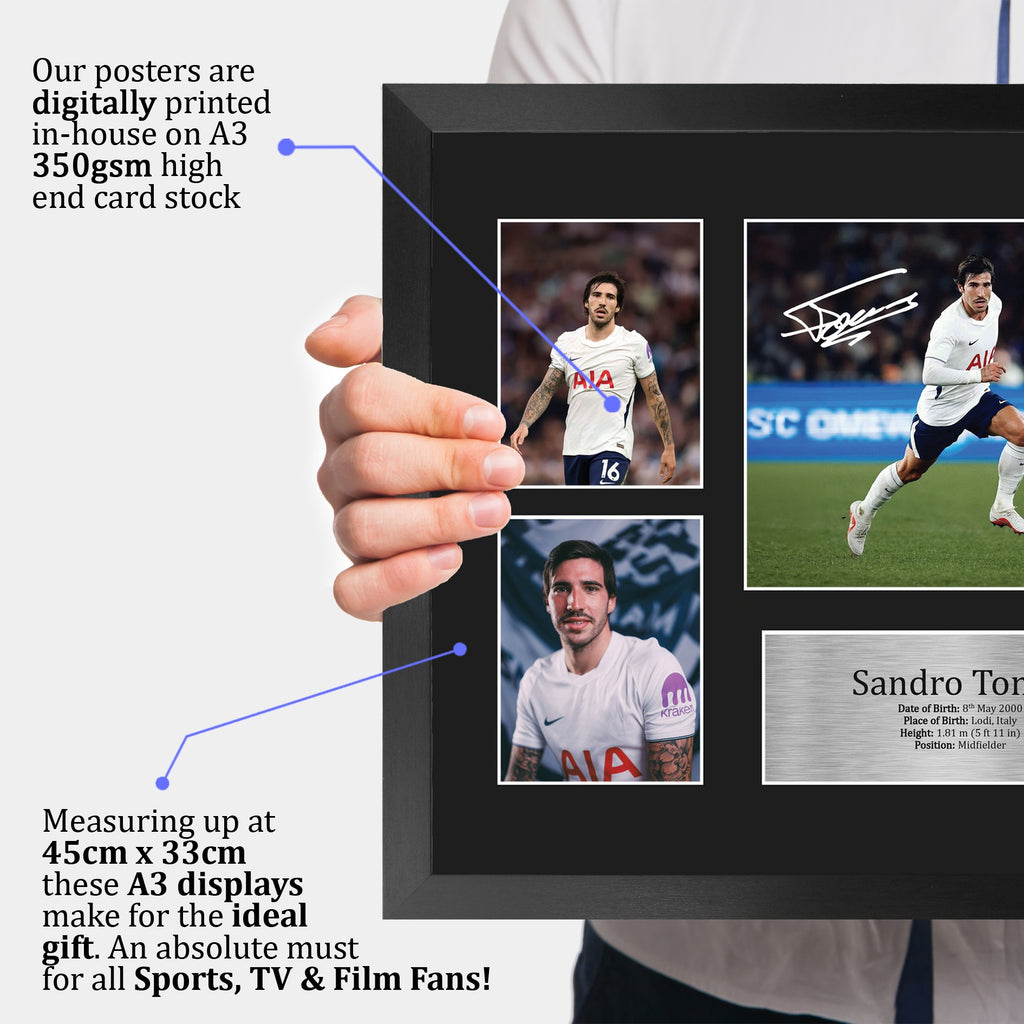 Sandro Tonali Storyboard A3 framed print, view 3