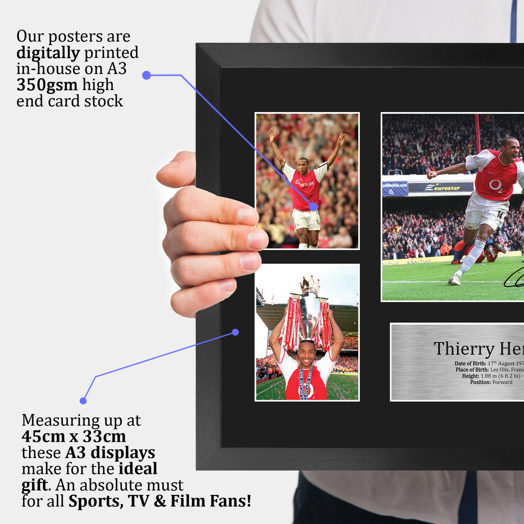 Thierry Henry Storyboard A3 framed print, view 3