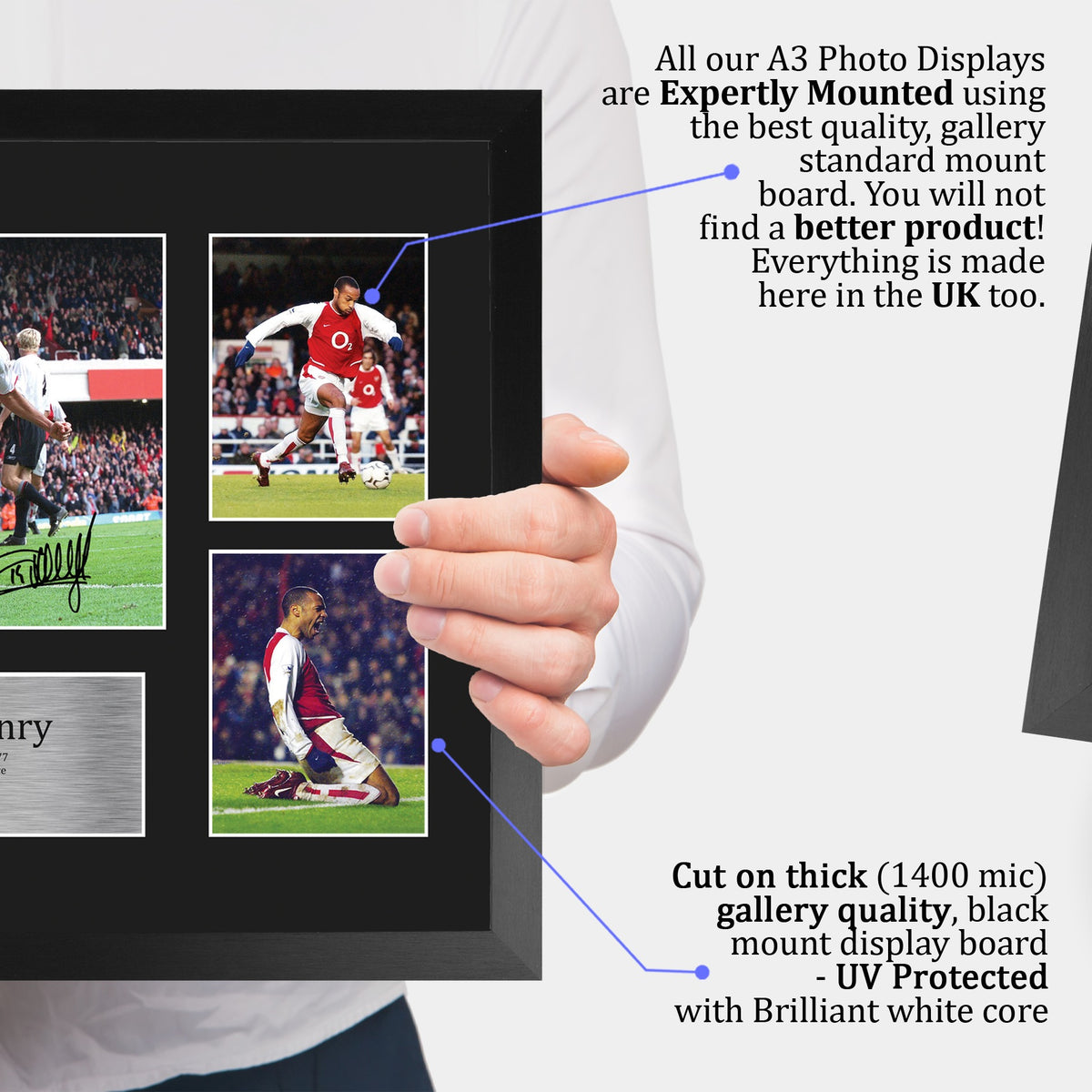 Thierry Henry Storyboard A3 framed print, view 4