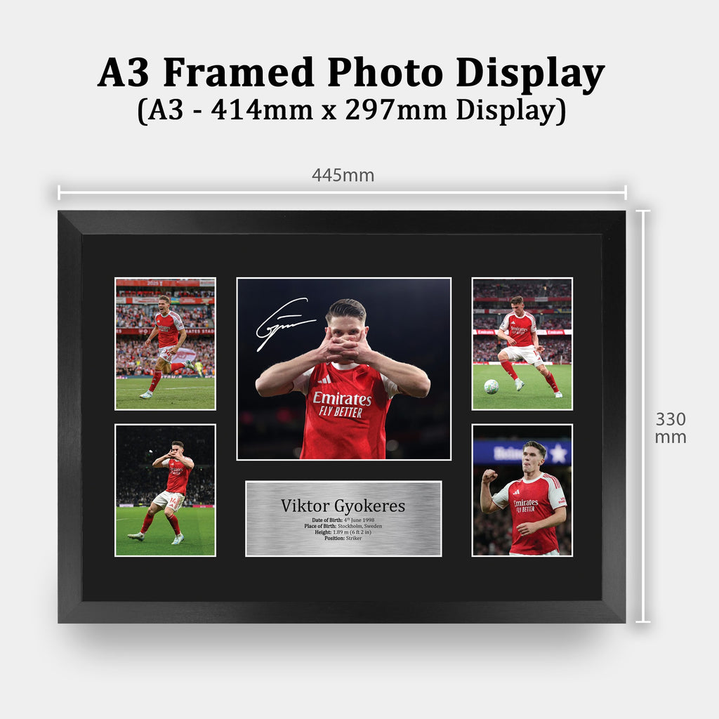 Viktor Gyokeres A3 framed print, view 2
