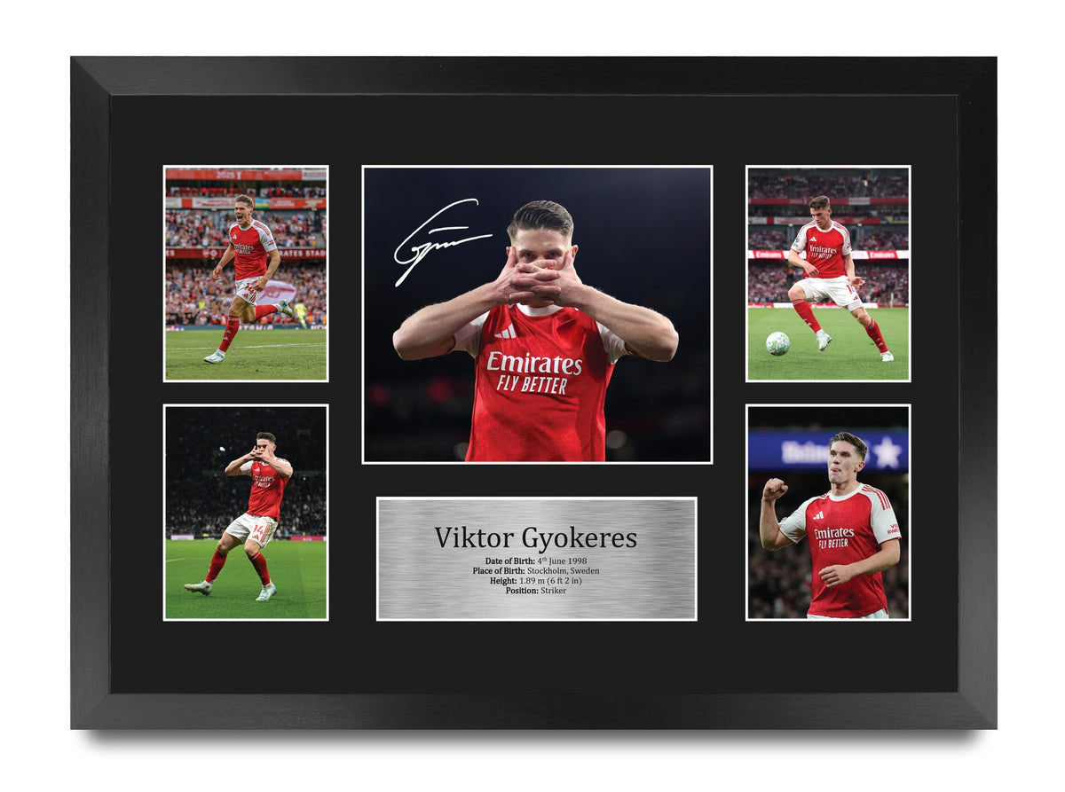 Viktor Gyokeres A3 framed print