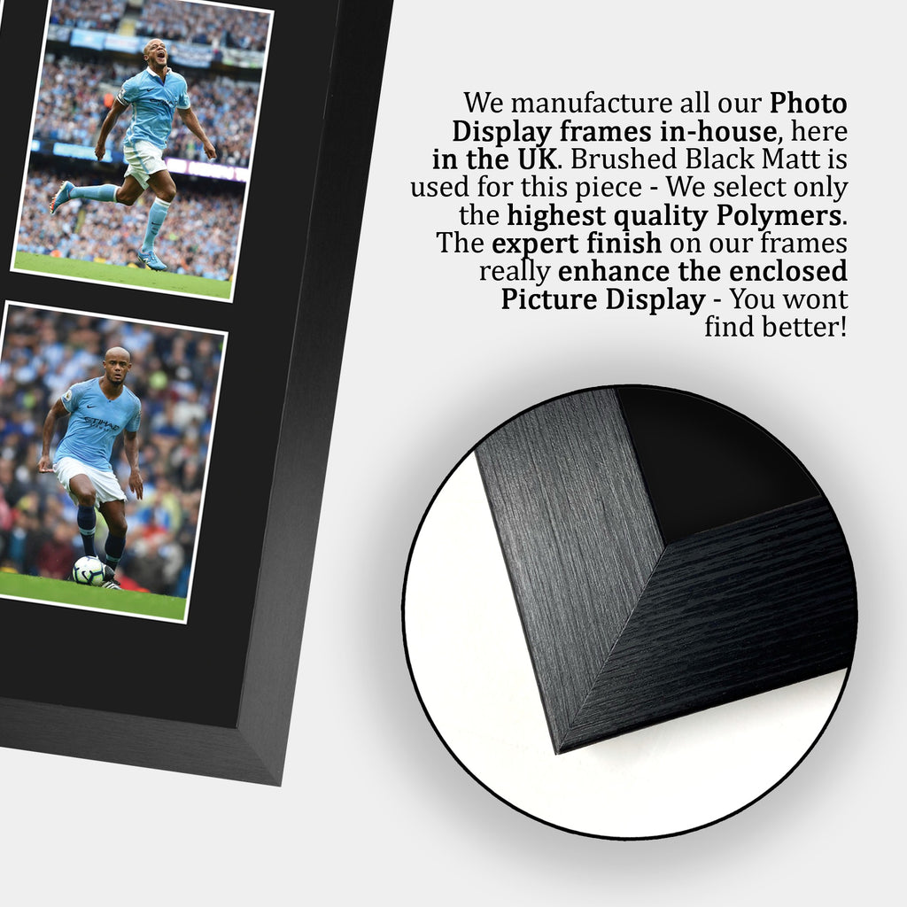 Vincent Kompany A3 framed print, view 6