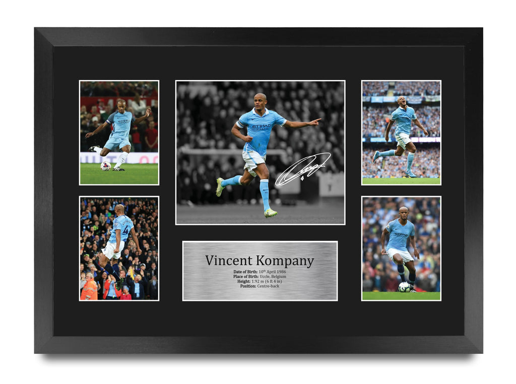 Vincent Kompany A3 framed print