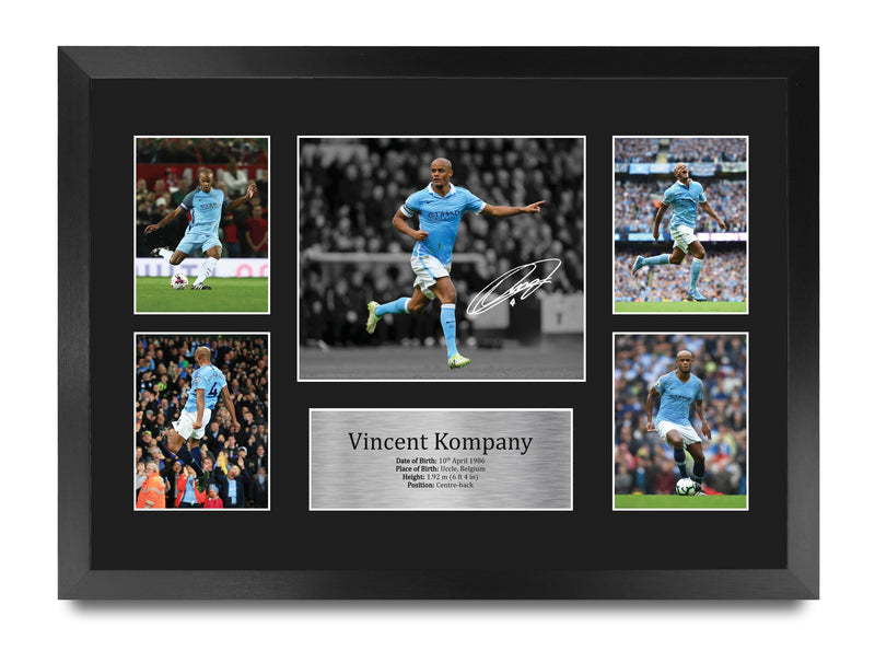 Vincent Kompany A3 Framed Print