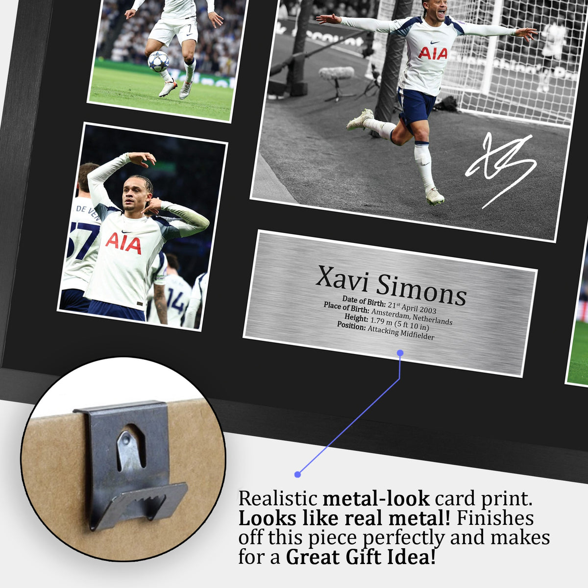 Xavi Simons Storyboard A3 framed print, view 5