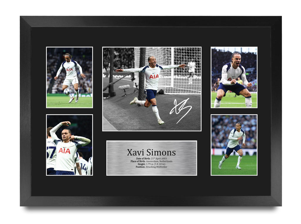 Xavi Simons Storyboard A3 framed print