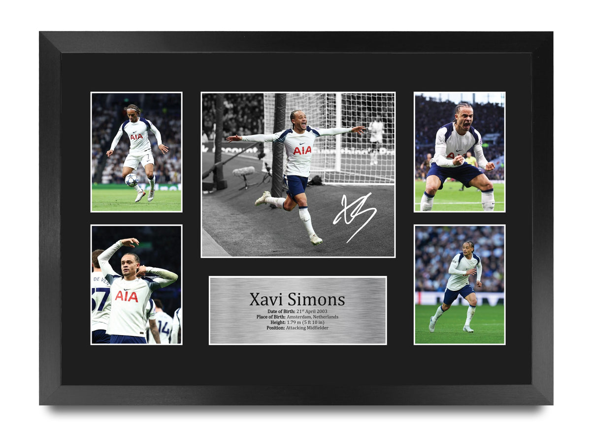 Xavi Simons Storyboard A3 framed print