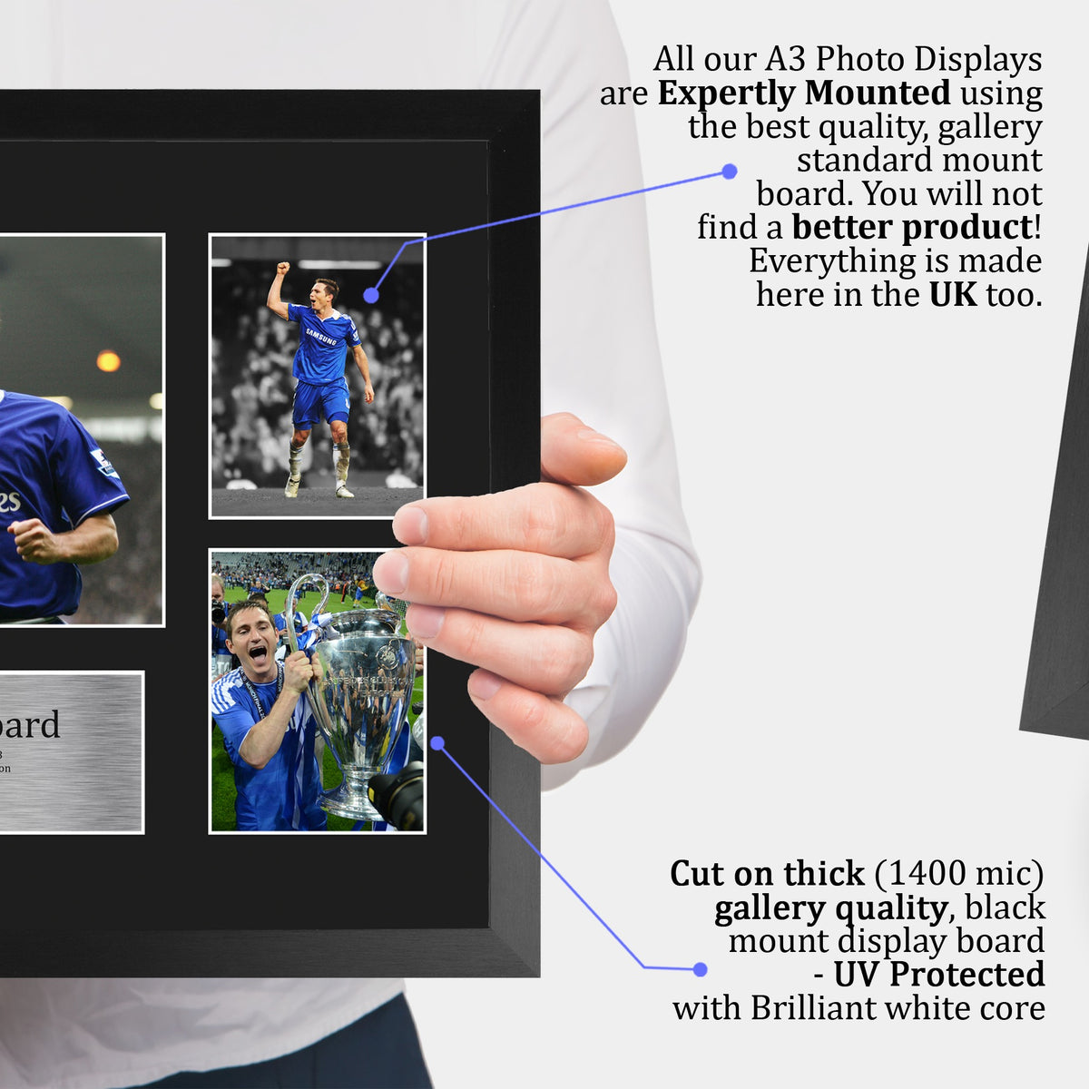 Frank Lampard Storyboard A3 framed print, view 4