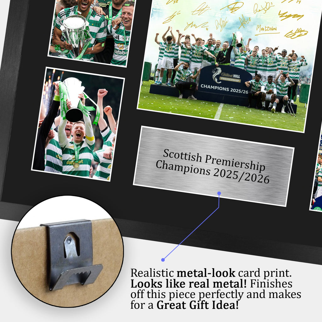 Scottish Premiership Champions 2025-2026 A3 framed print, view 5